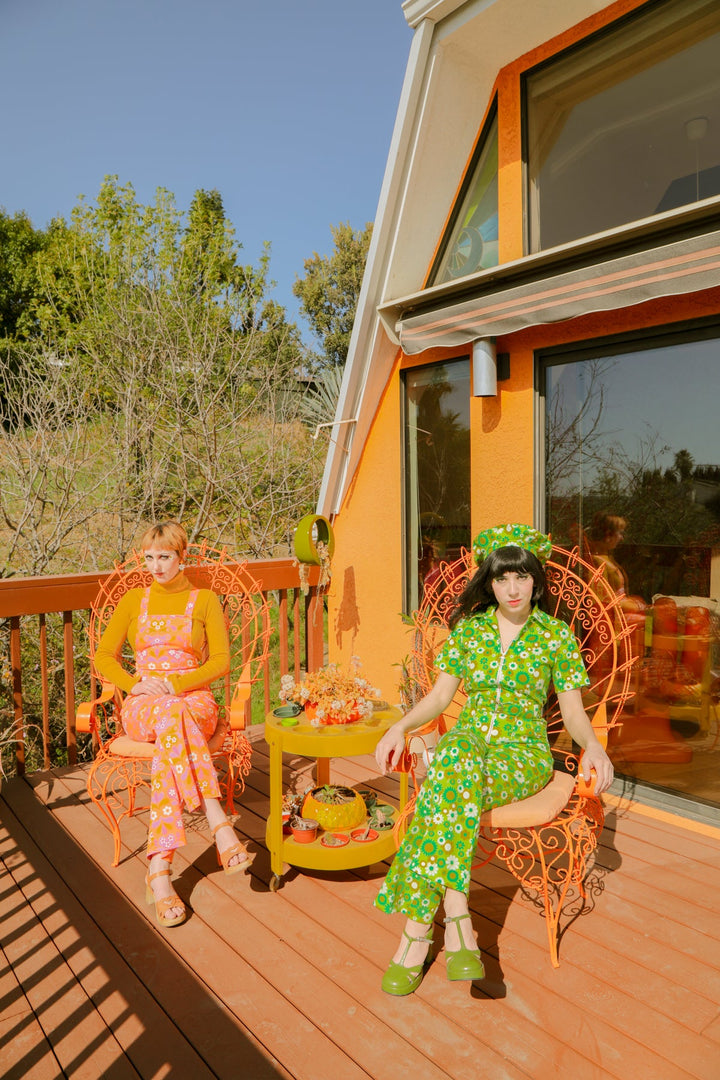 Green Daisy Jumpsuit