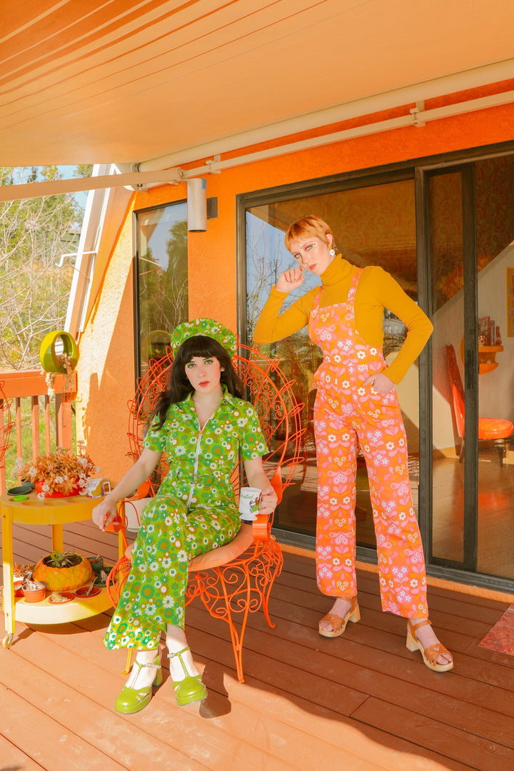 Green Daisy Jumpsuit
