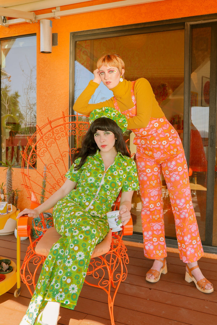 Green Daisy Jumpsuit