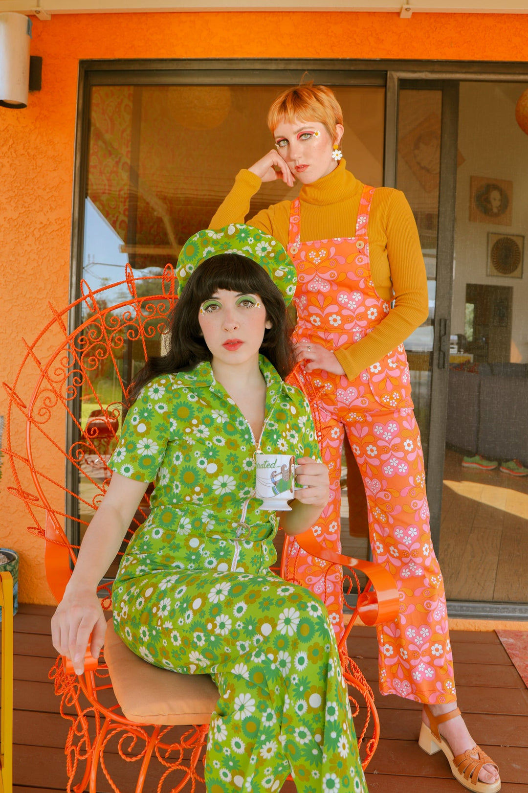 Green Daisy Jumpsuit