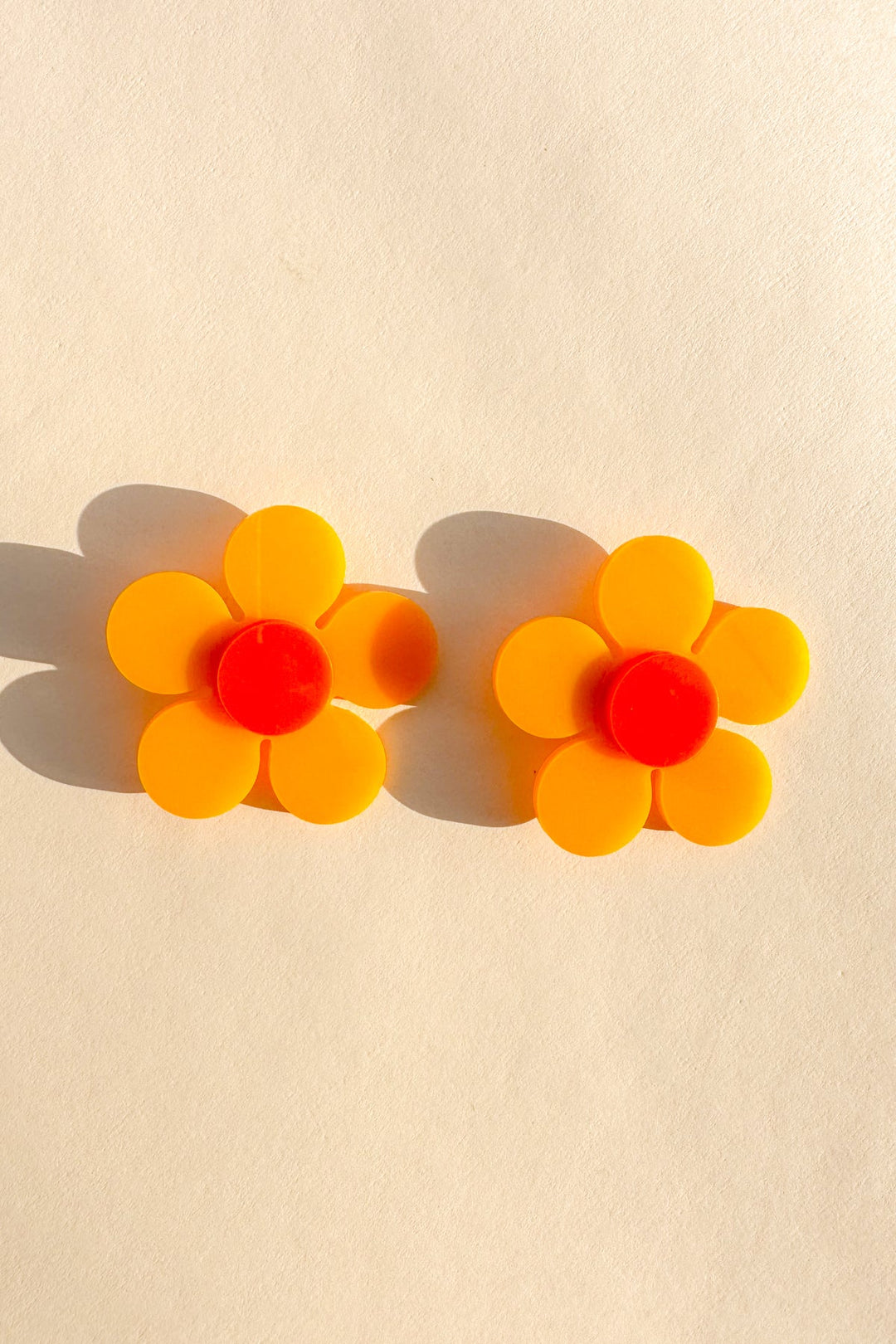 Marigold Hair Clip in Orange