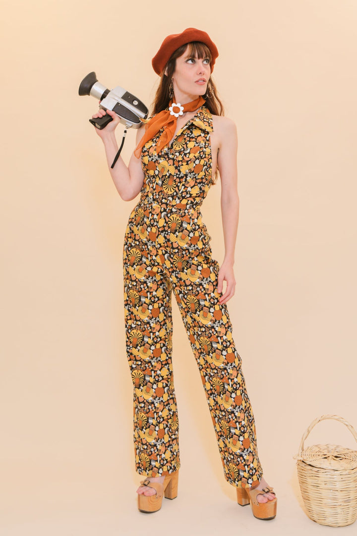 Cecilia Jumpsuit in Mushroom