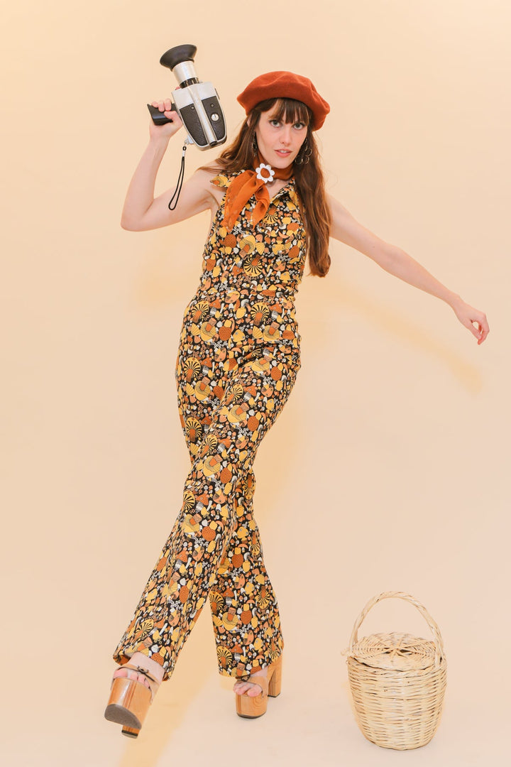Cecilia Jumpsuit in Mushroom