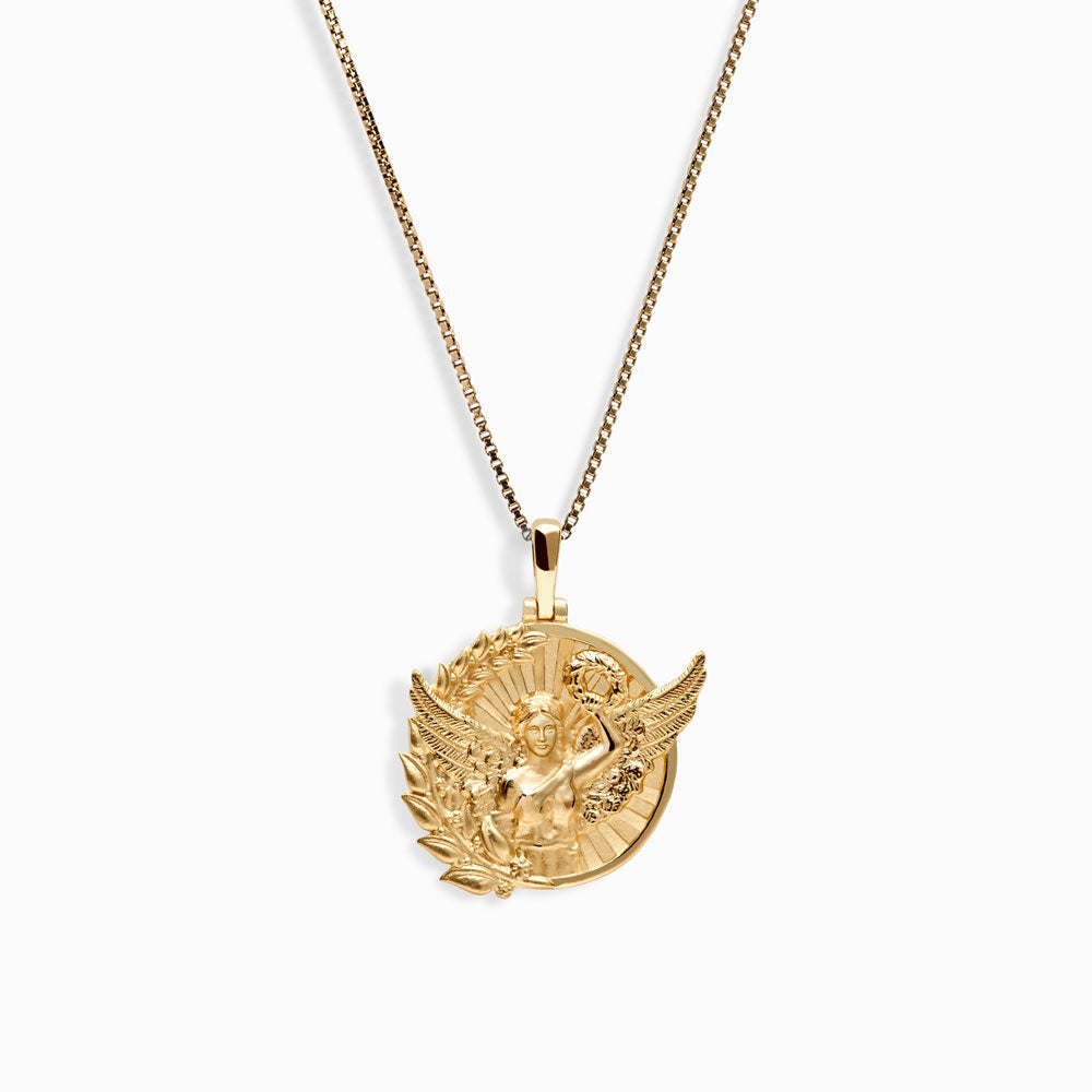 Nike Necklace 14K Yellow Gold Vermeil 16 18