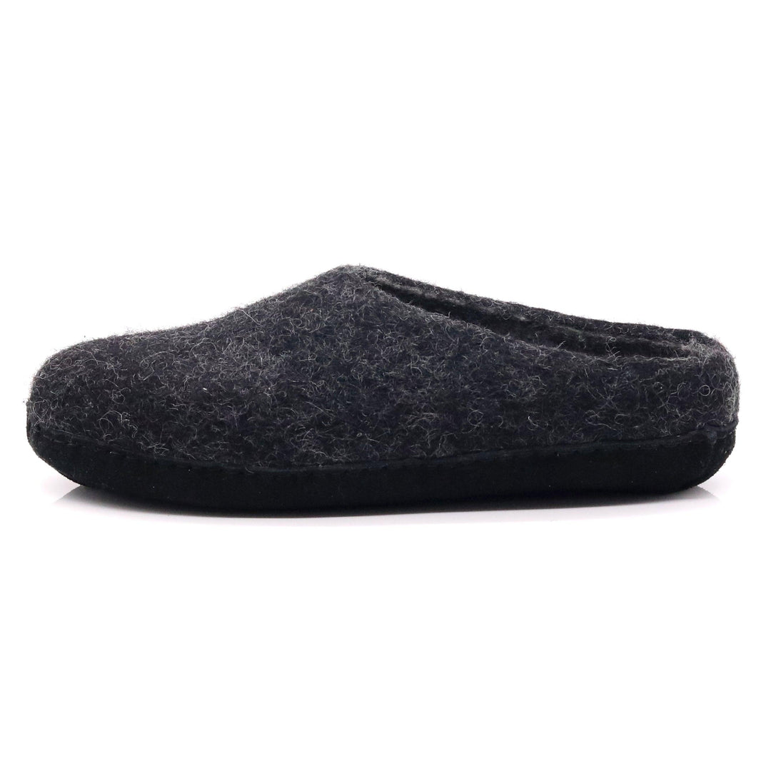 Mens Newport Noir Wool House Shoe