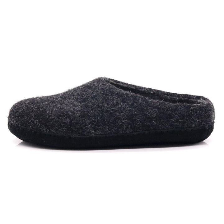 Mens Newport Noir Wool House Shoe