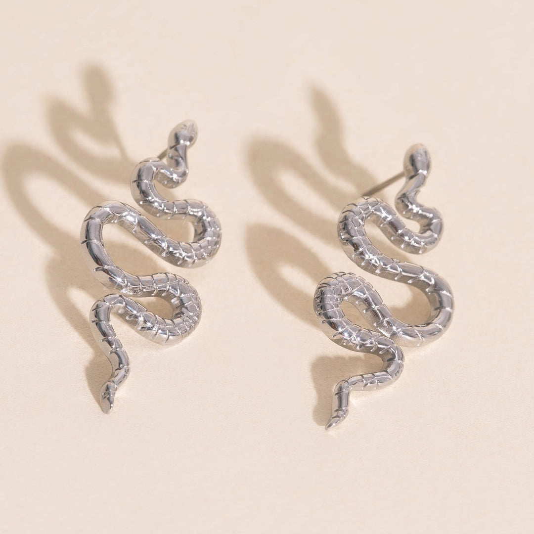 Jumbo Snake Stud Earrings