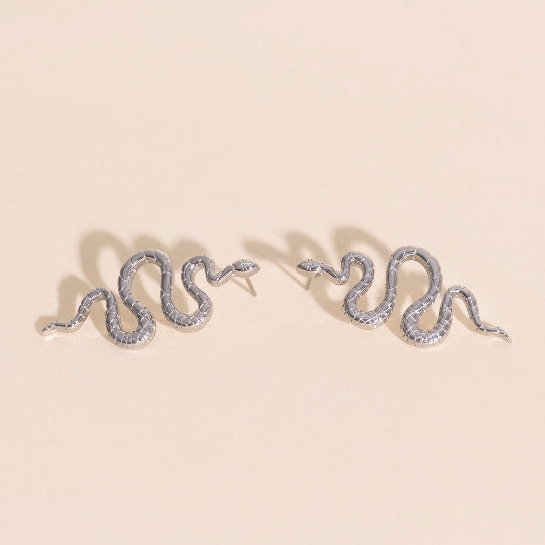 Jumbo Snake Stud Earrings