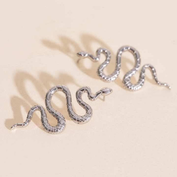 Jumbo Snake Stud Earrings