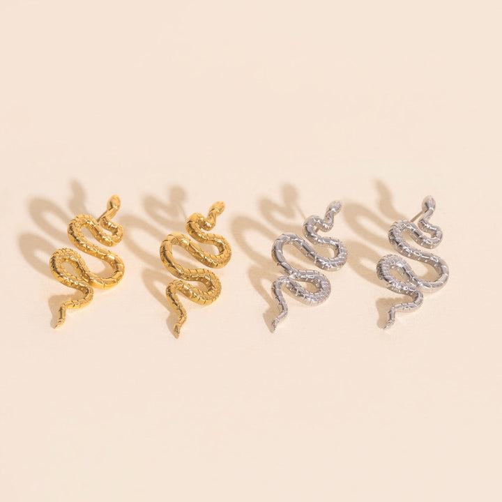 Jumbo Snake Stud Earrings