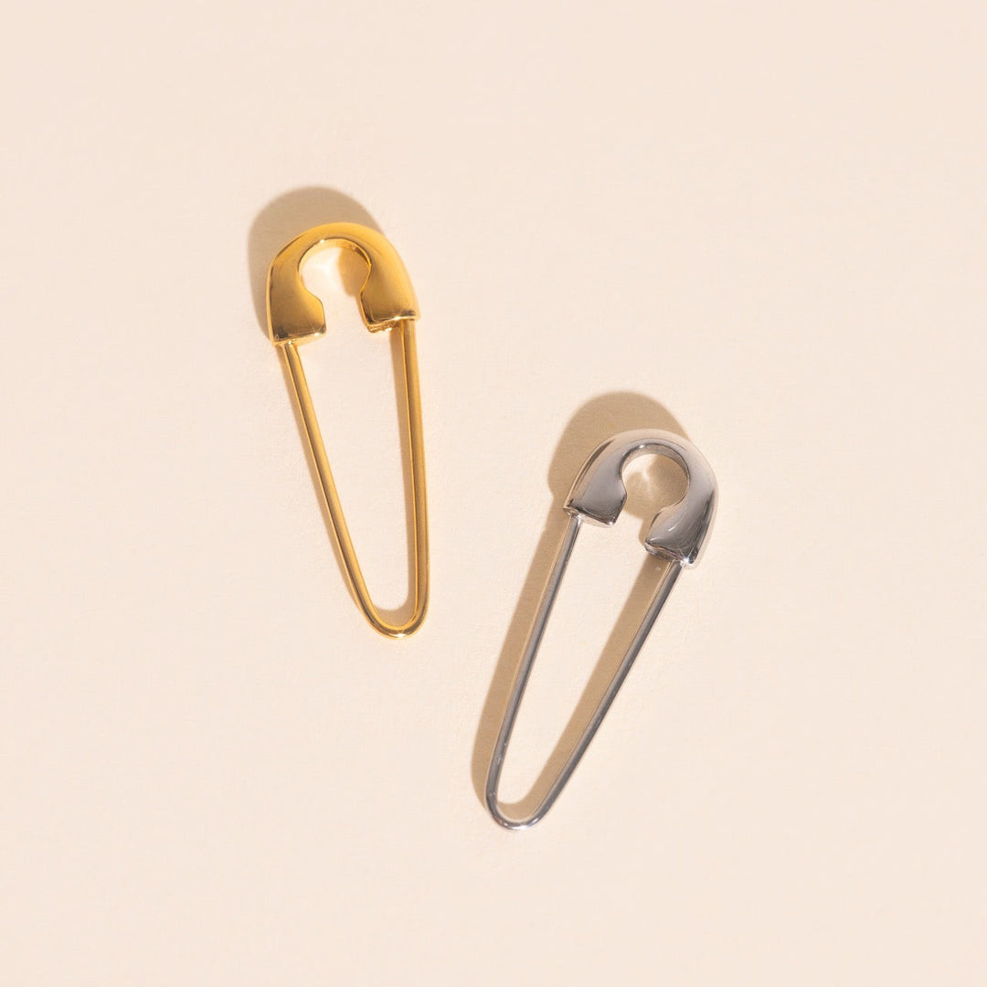 Safety Pin Necklace Charm Clasp (31mm)