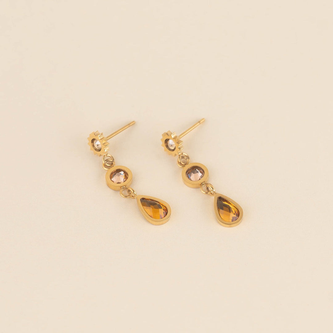 Celestial Dangle Stud Earrings