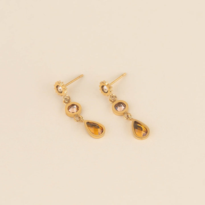 Celestial Dangle Stud Earrings