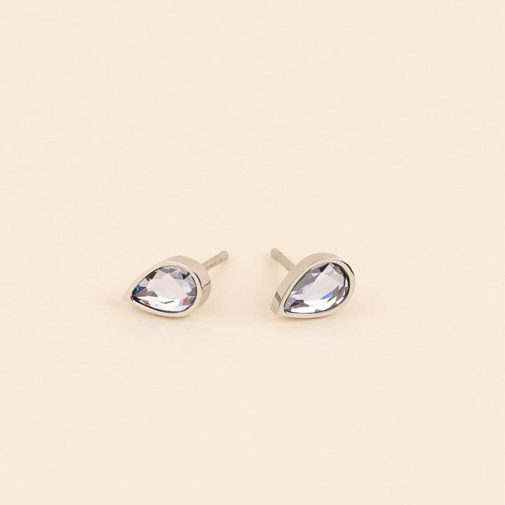 June Birthstone Stud Earrings