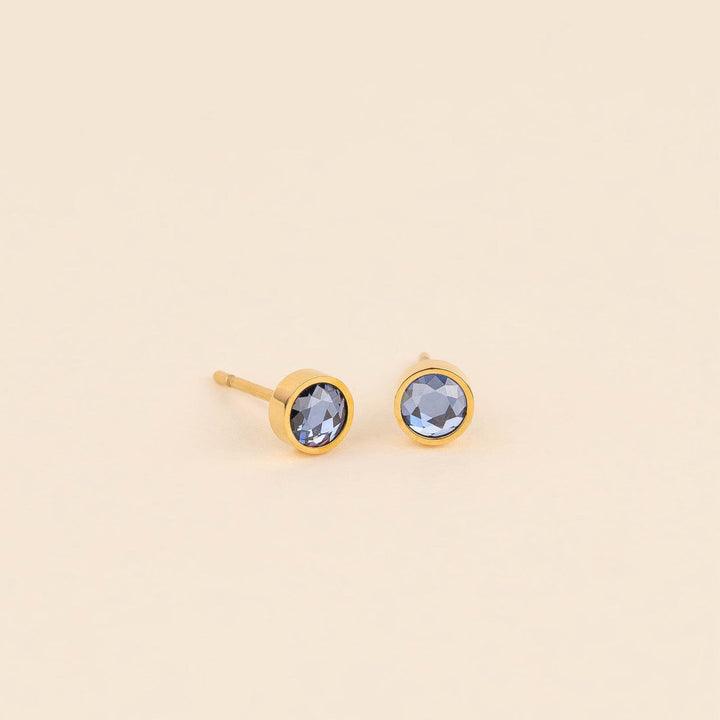September Birthstone Stud Earrings
