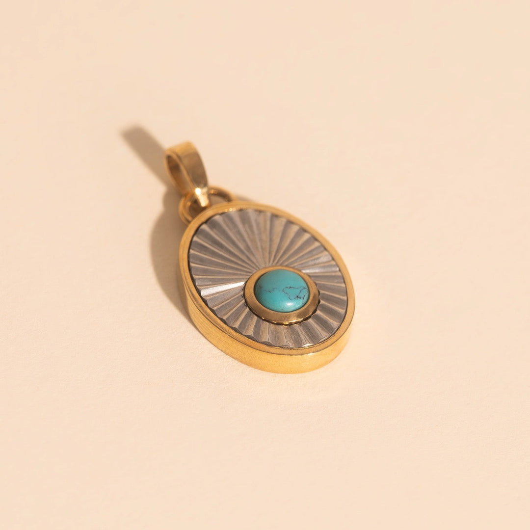 December Birthstone Necklace Charm