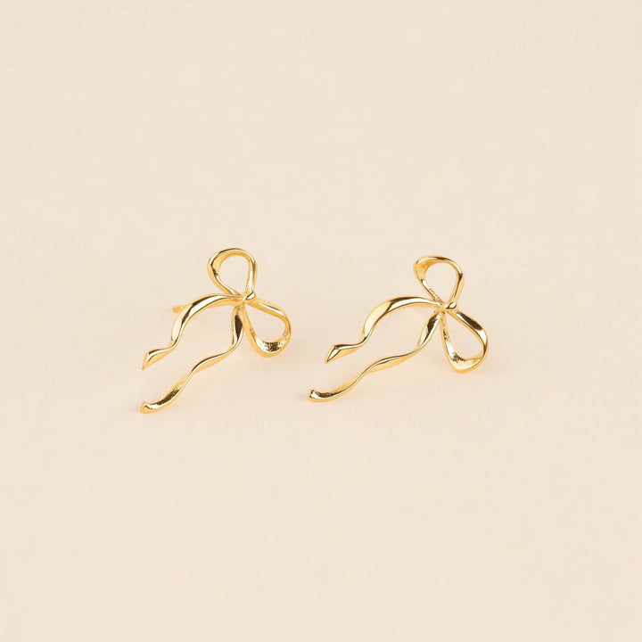 Dainty Bow Stud Earrings