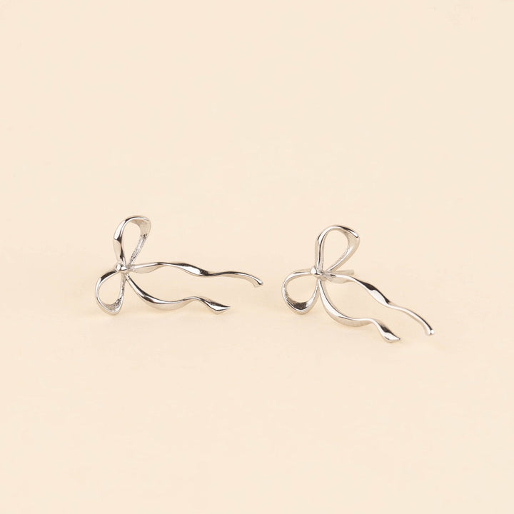 Dainty Bow Stud Earrings