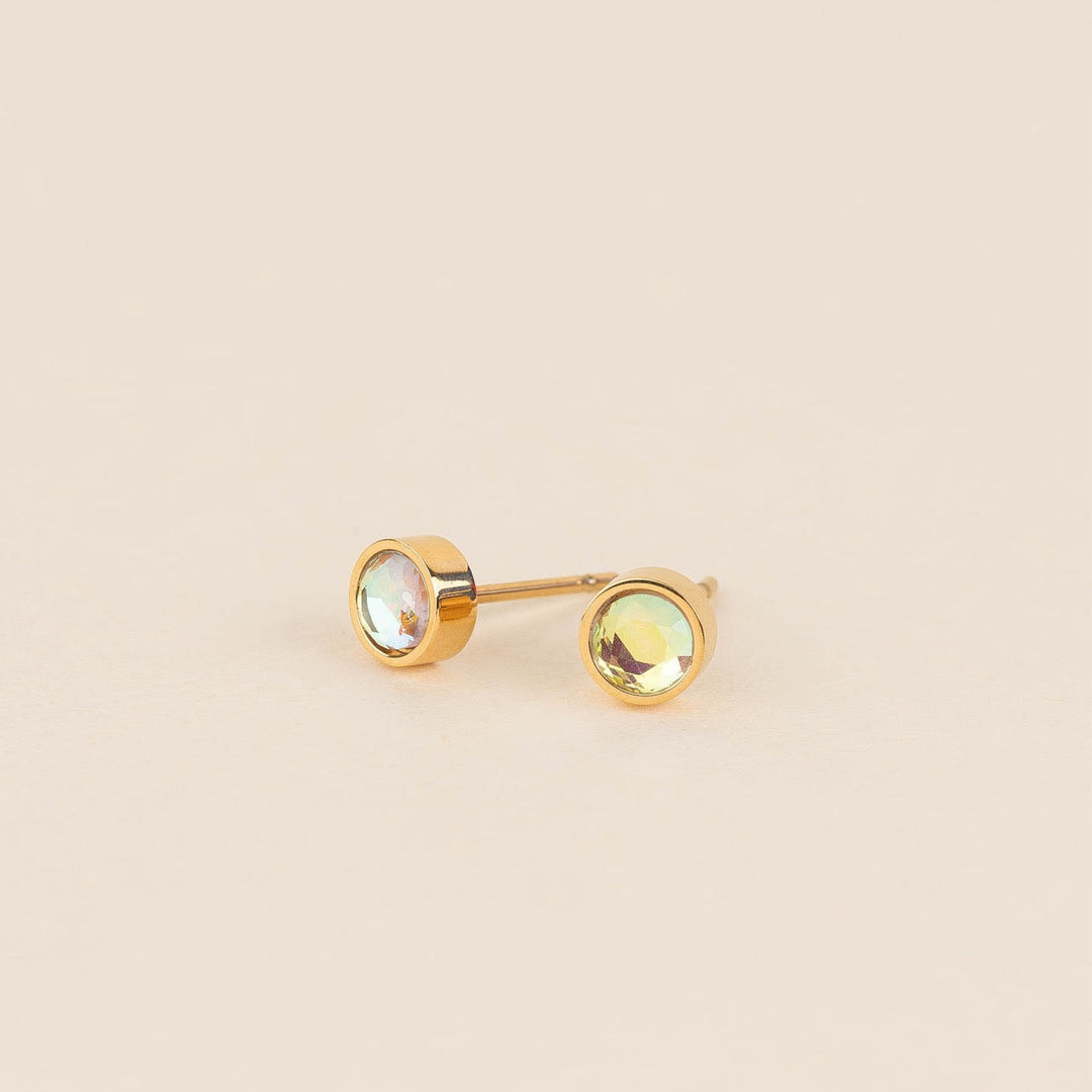 Iridescent Crystal Studs