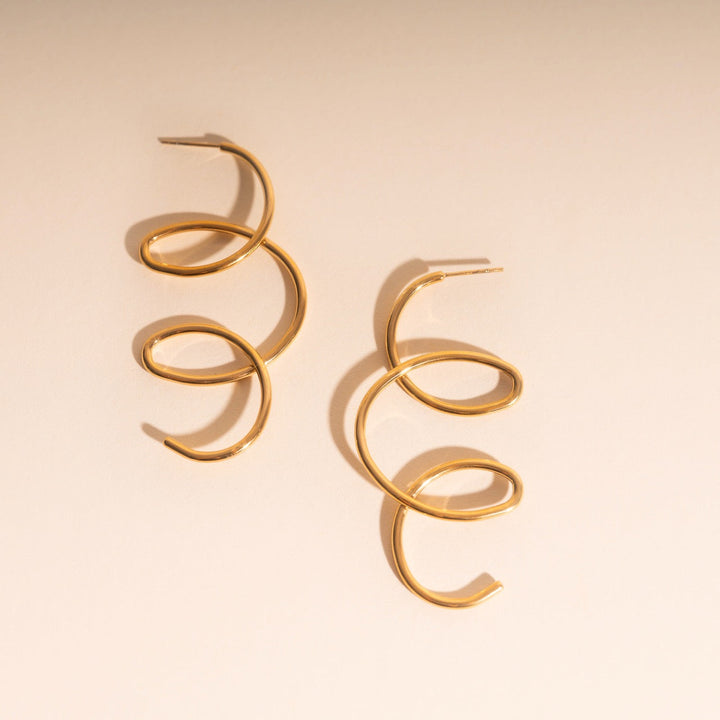 Swirl Stud Earrings