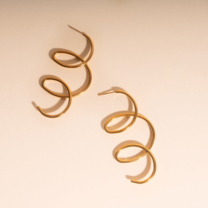 Swirl Stud Earrings