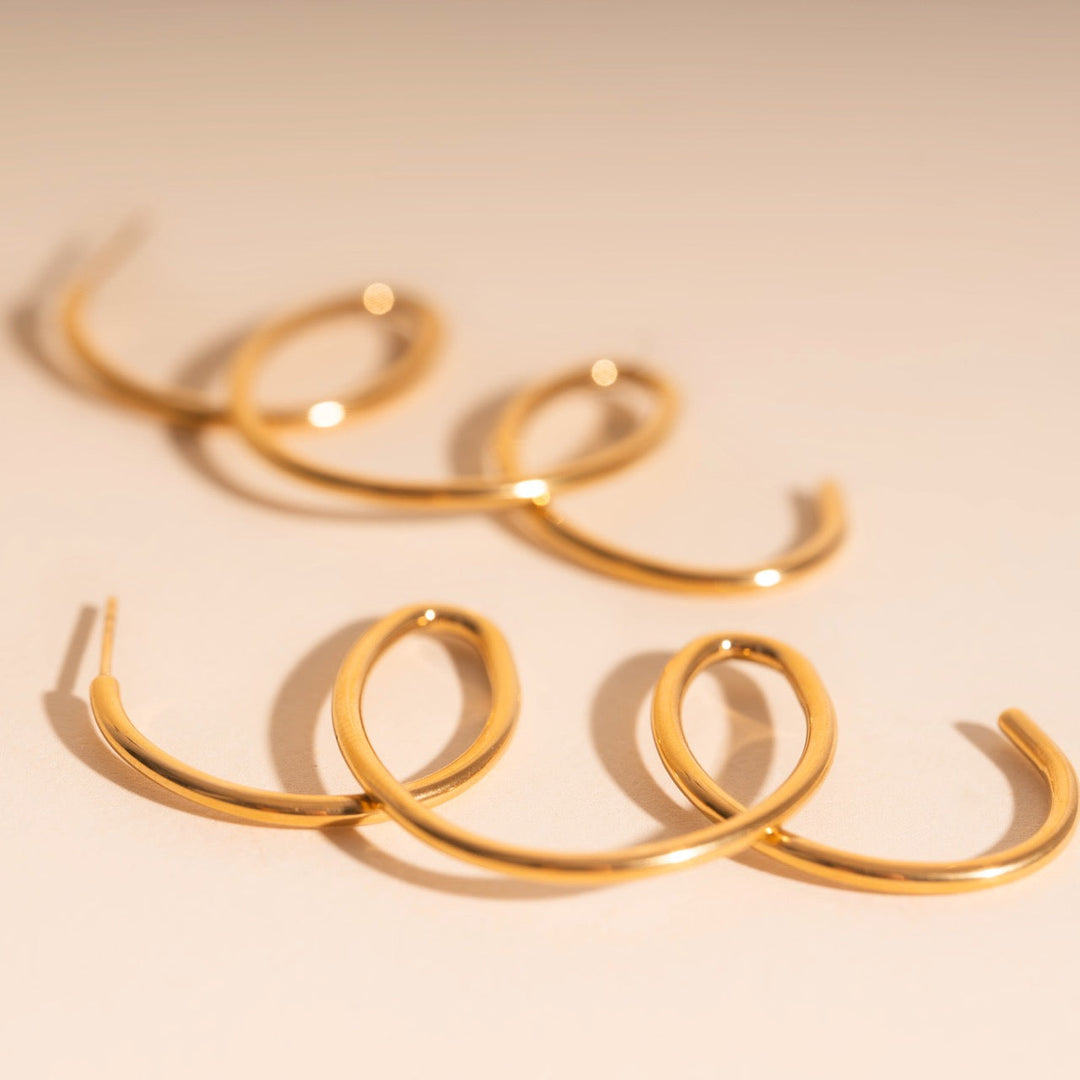 Swirl Stud Earrings