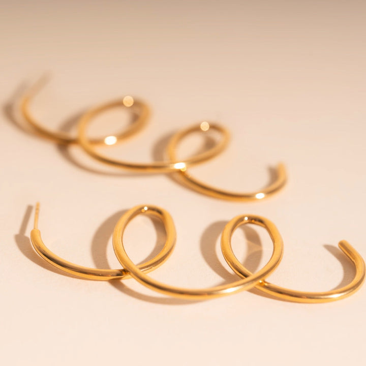 Swirl Stud Earrings