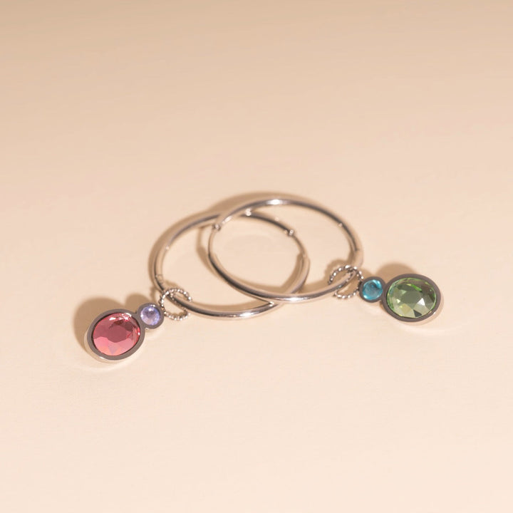 Twist and Mix Huggie Hoop Charms