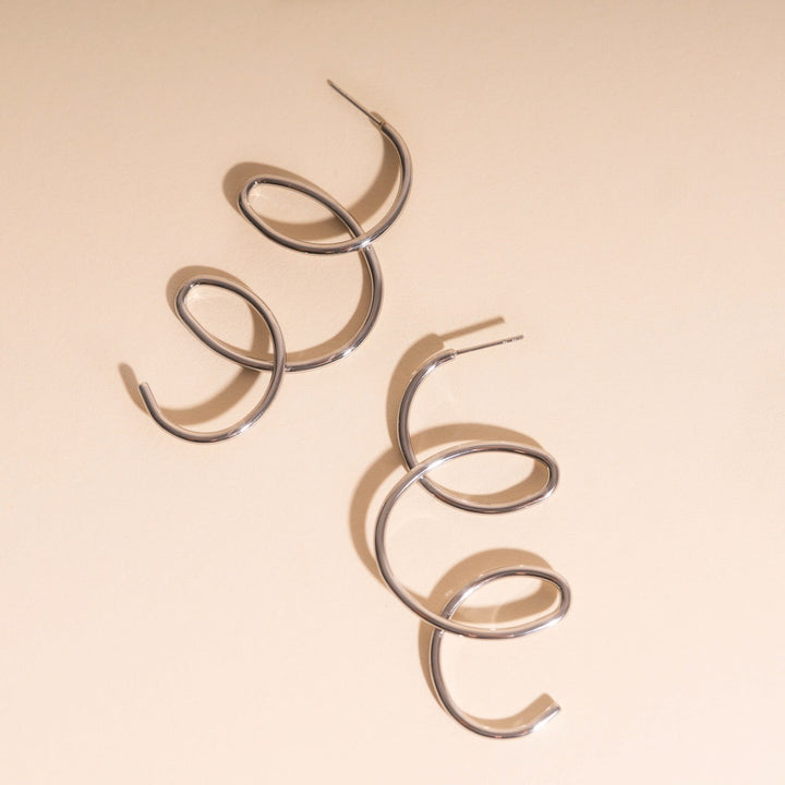 Swirl Stud Earrings