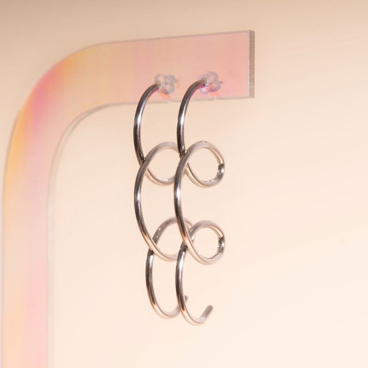 Swirl Stud Earrings