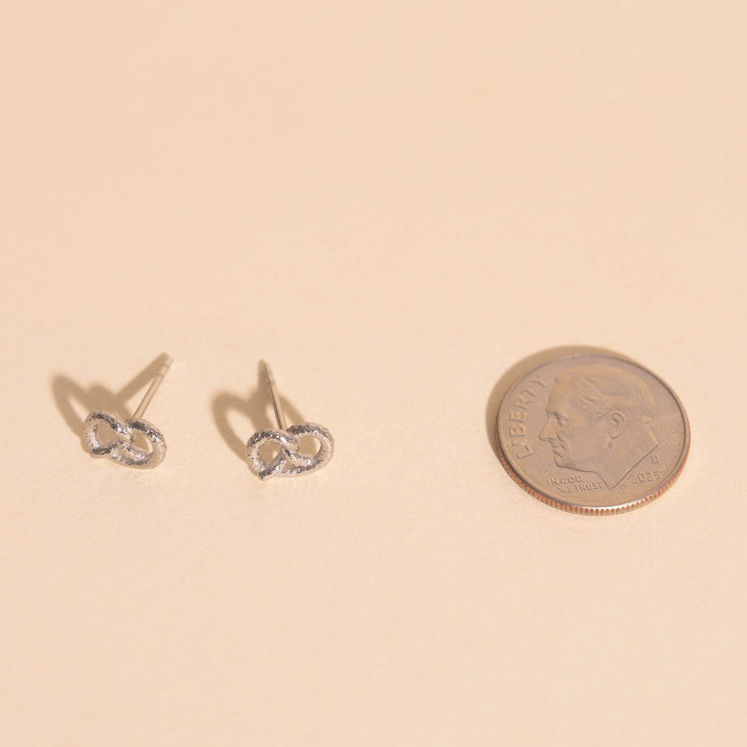 Pretzel Stud Earrings