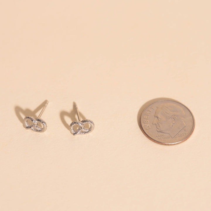 Pretzel Stud Earrings
