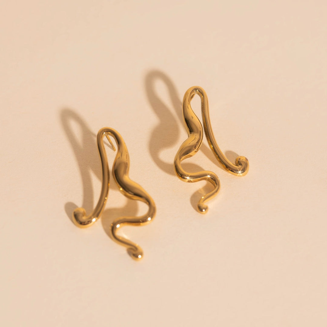 Untied Stud Earrings