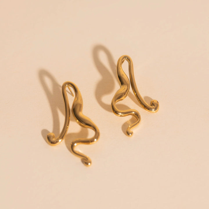 Untied Stud Earrings