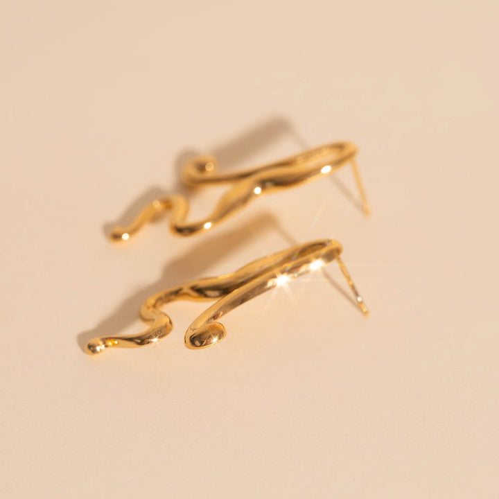 Untied Stud Earrings