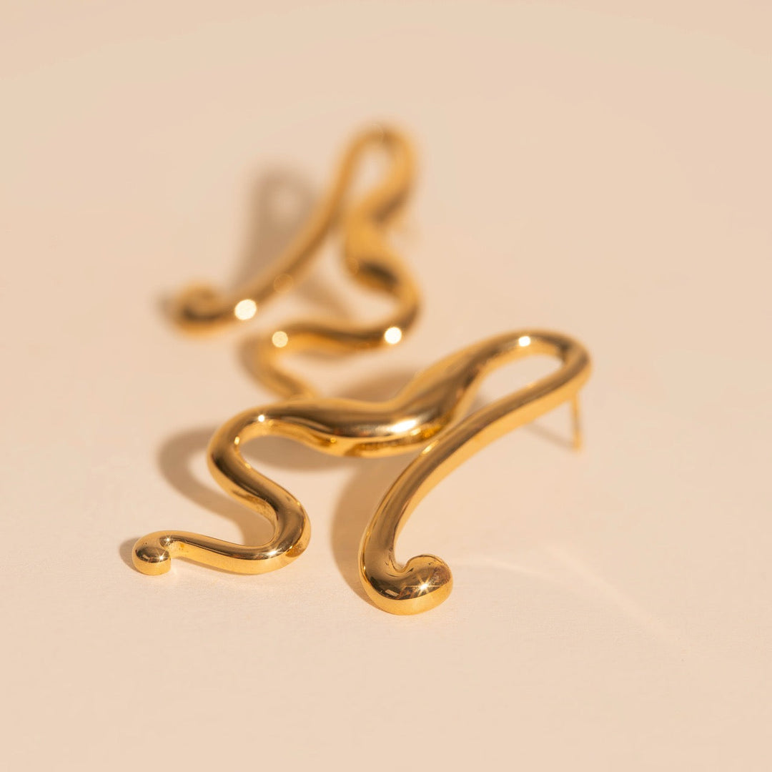 Untied Stud Earrings