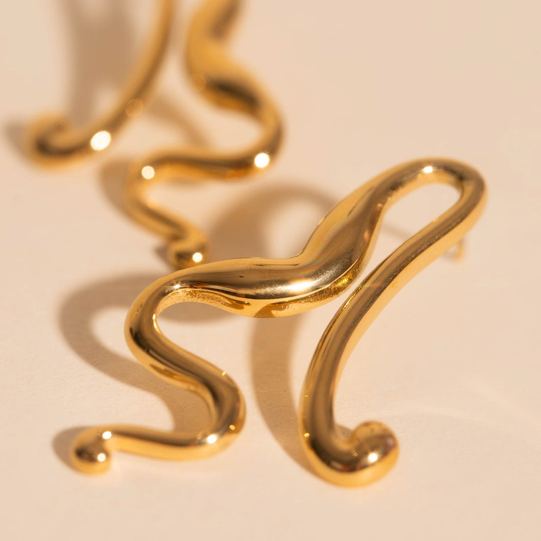 Untied Stud Earrings