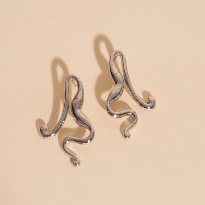 Untied Stud Earrings