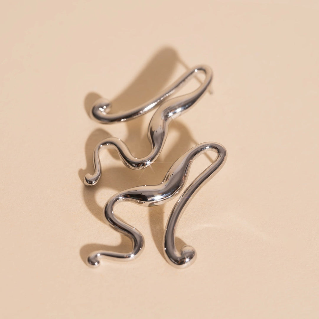 Untied Stud Earrings
