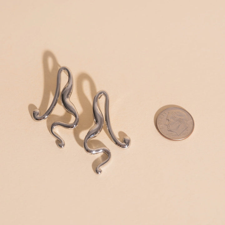 Untied Stud Earrings