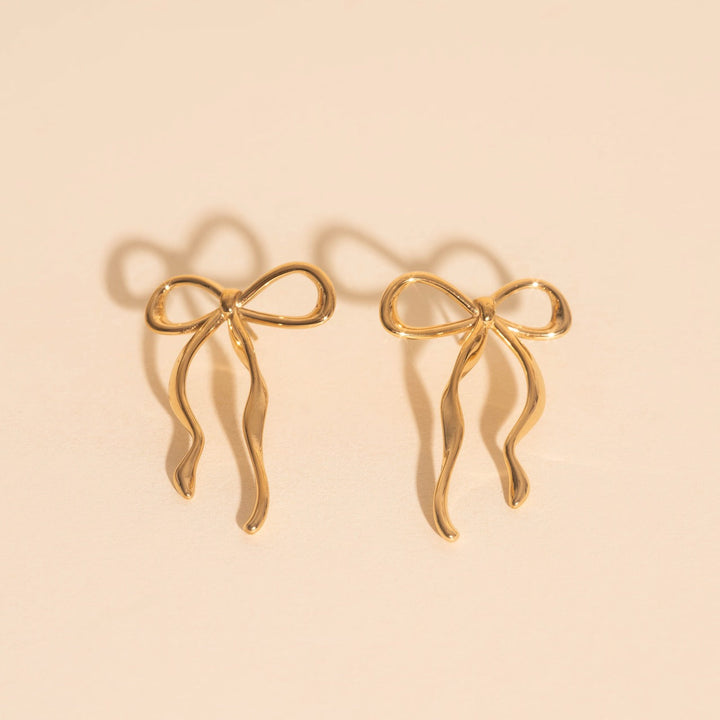 Jumbo Bow Stud Earrings
