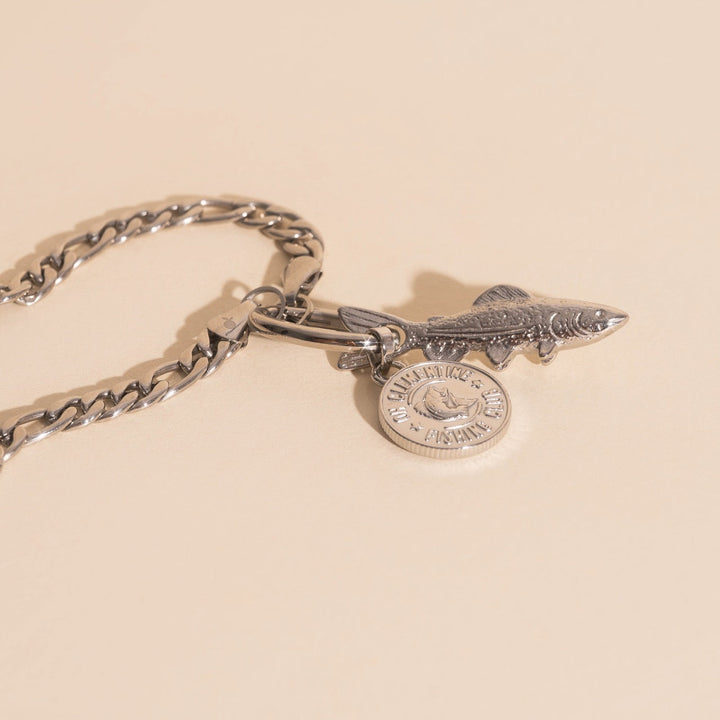 Fishing Club Necklace Charm