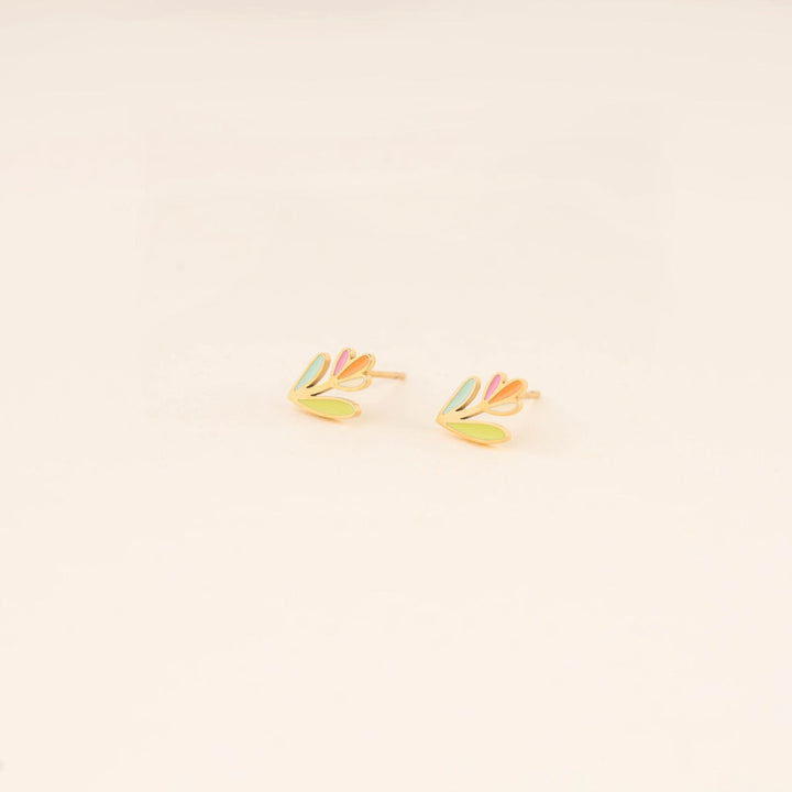 Tulip Flower Stud Earrings