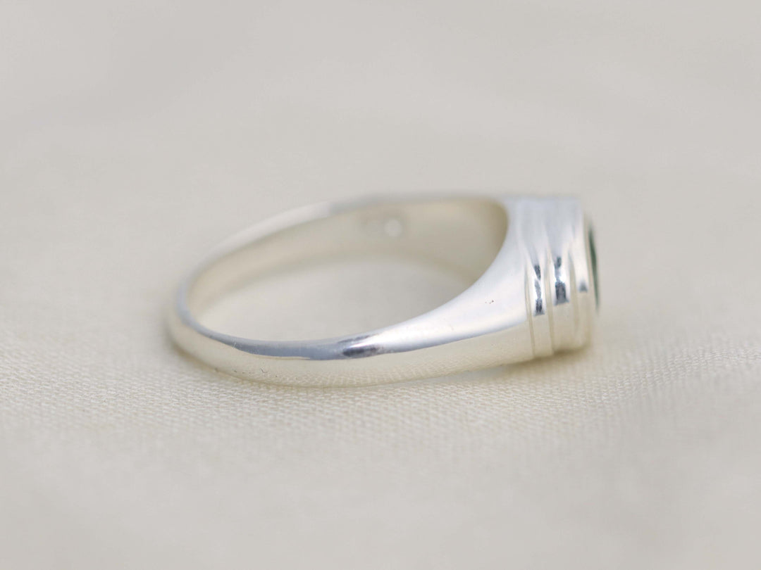 Pond Ring - Moss Agate