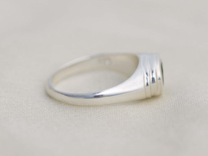 Pond Ring - Moss Agate