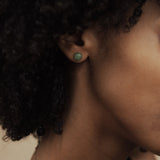 Gemstone Post Earrings