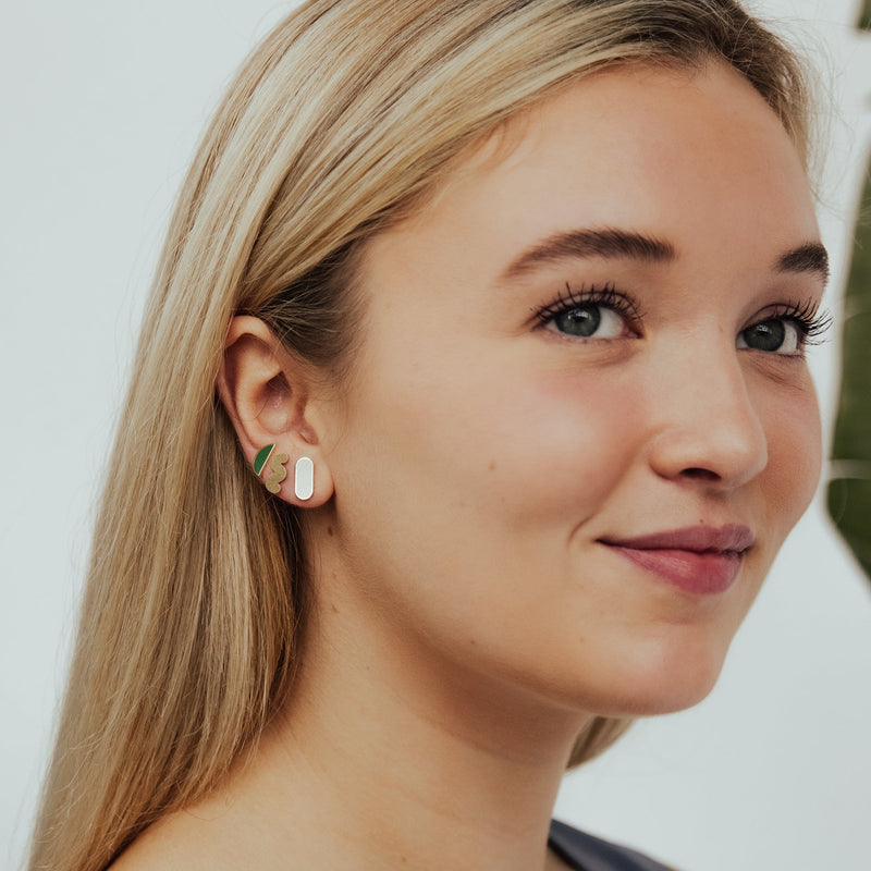 Squiggle Post Earrings