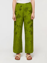 Floral Jacquard Pants