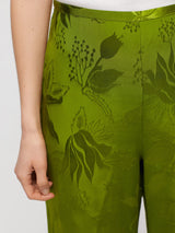 Floral Jacquard Pants