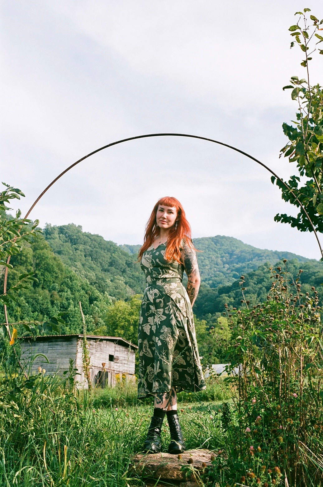 Xena Dress in Emerald Woodland Wonder Altar PDX Xena Dress in Emerald Woodland Wonder Altar PDX